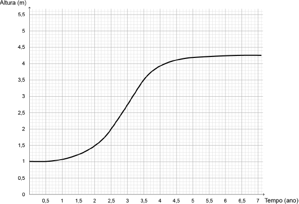 AIO | O Grafico Apresenta A Evolucao Do Crescimento De Uma