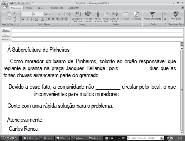 AIO | Considere O Texto A Seguir Para Responder A Questao